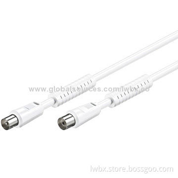 Coax plug/jack (100% shielded)